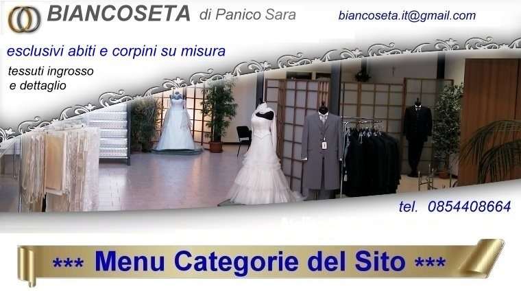 Abiti Sposa su misura e Corpetti, ingrosso Tessuti e Sartoria